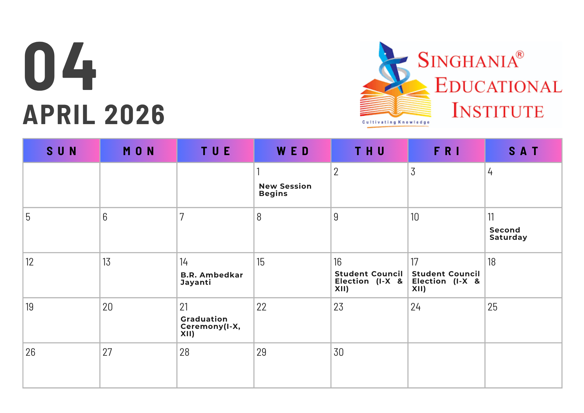 April 2026